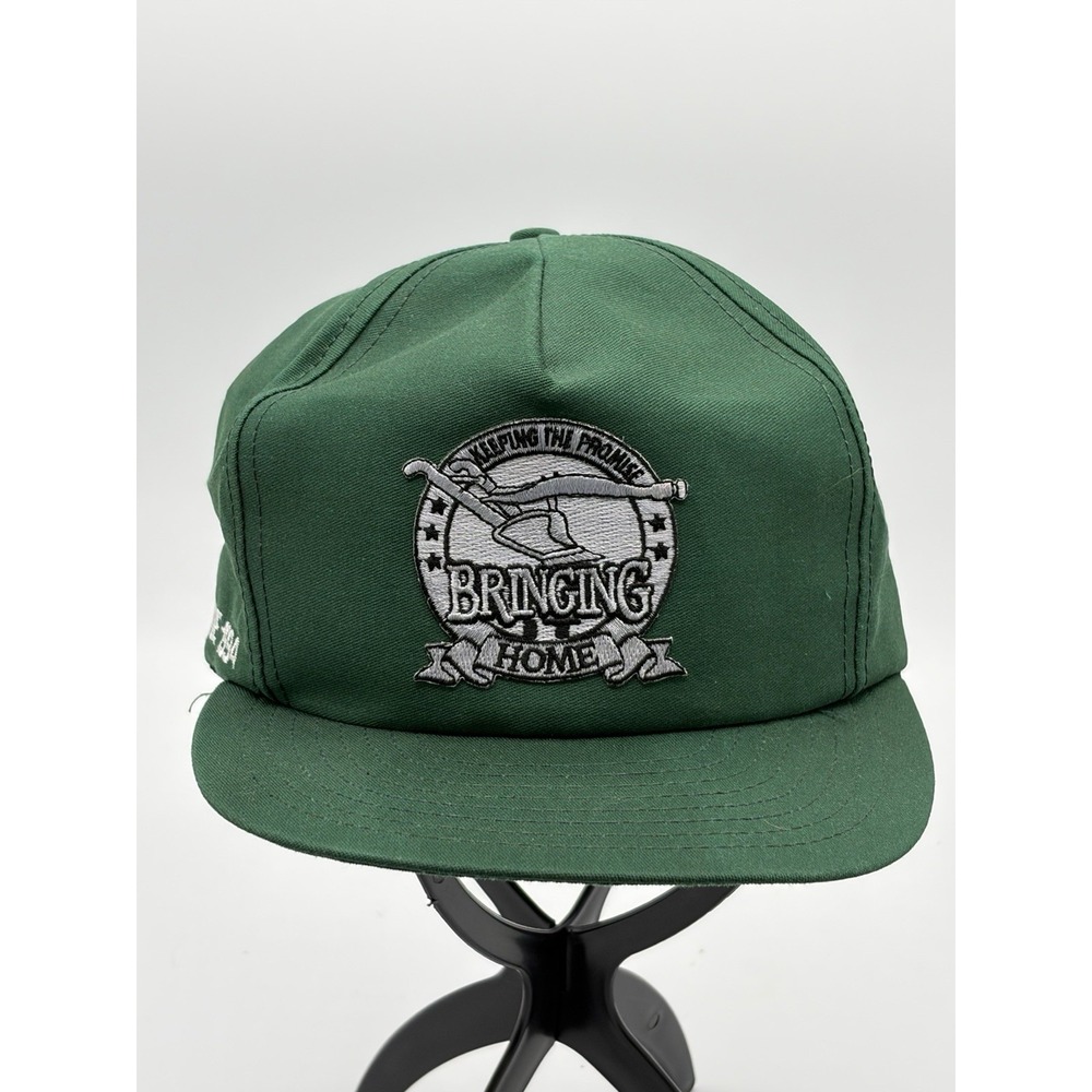 Vintage 1994 JOHN DEERE KEEPING THE PROMISE Hat Cap Green MOLINE ILLINOIS Patch